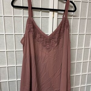 Torrid dressy mauve tank